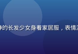 亲吻姐姐二姐角色插图，温柔娴静的长发少女身着家居服，表情温婉含蓄，背景为温馨的厨房场景